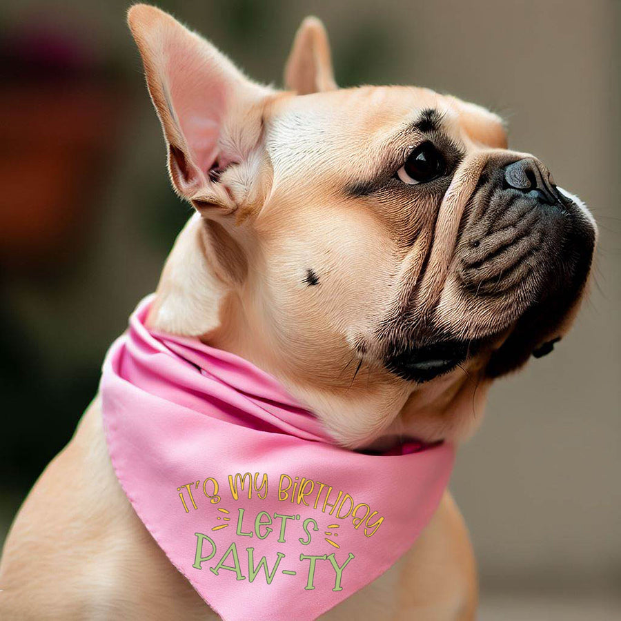 Birthday Dog Bandana – Pet Party Accessory for Your Pup