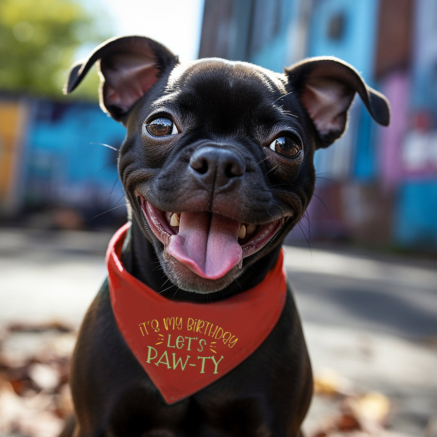 Birthday Dog Bandana – Pet Party Accessory for Your Pup