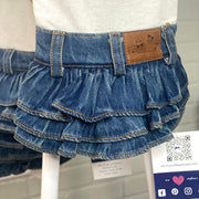 Blue Jean Harness Dog Dress with 'I Love Daddy' Design - Cute & Comfy