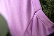 high quality dog shirt in purple