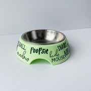 Custom Dog Bowl - Personalize with Your Pet's Name and Favorite Things