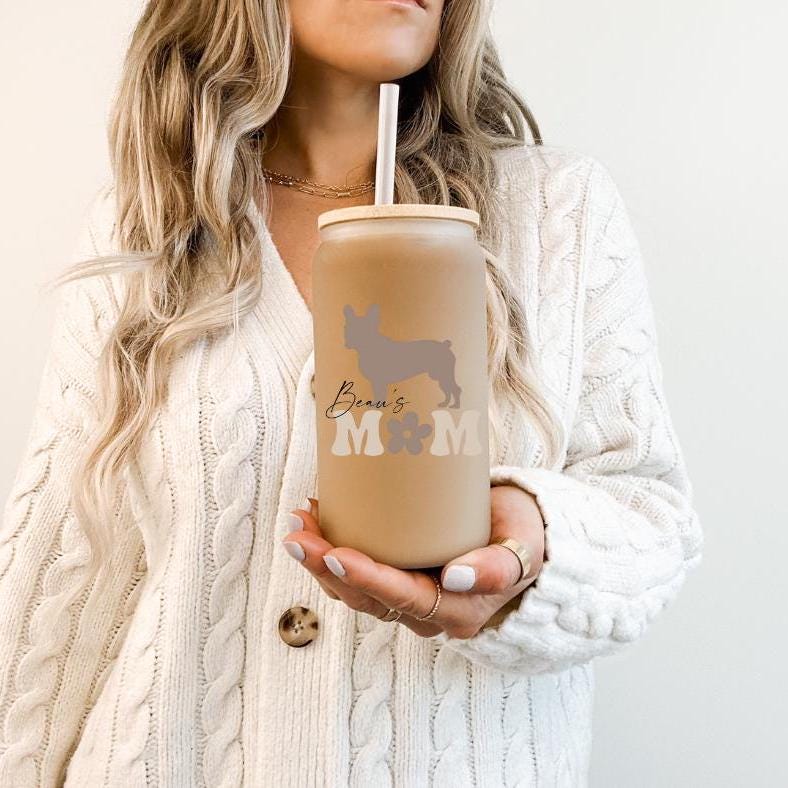 Dog Breed Customized Iced Coffee Mug | Perfect Gift for Pet Lovers