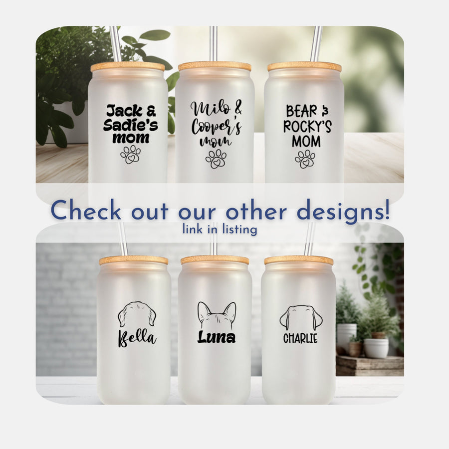 Dog Mom Tumbler | Personalized Gift for Dog Lovers & Pet Owners