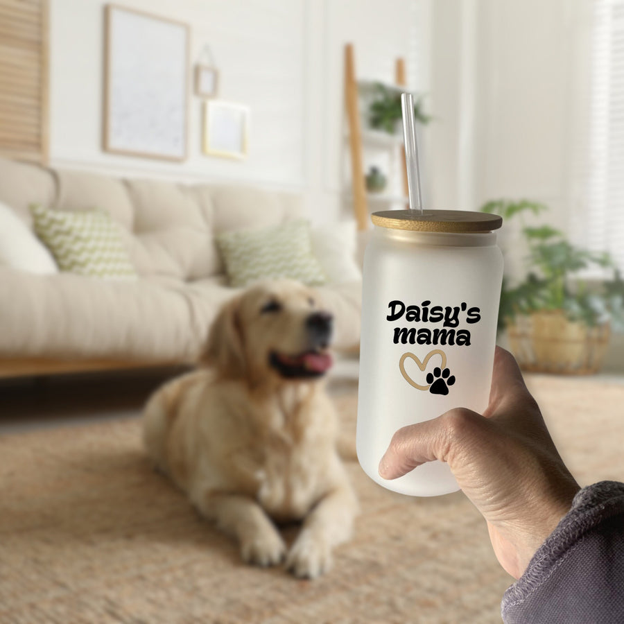 Dog Mom Tumbler | Personalized Gift for Dog Lovers & Pet Owners