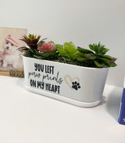 Dog Remembrance Gift | Succulent Planter to Honor Beloved Pets