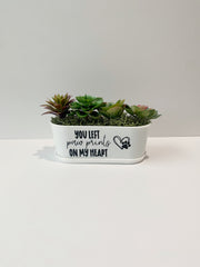 Dog Remembrance Gift | Succulent Planter to Honor Beloved Pets