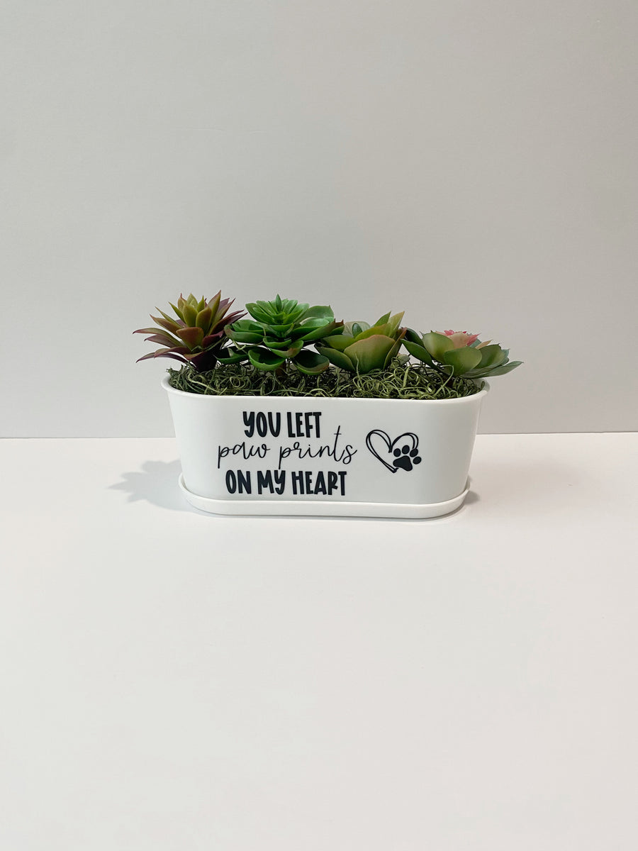 Dog Remembrance Gift | Succulent Planter to Honor Beloved Pets