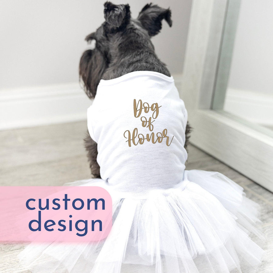 Dog dress for wedding