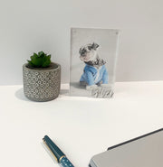 Personalized Dog Frame | Custom Pet Photo Frame for Office or Home Decor