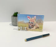 Personalized Dog Frame | Custom Pet Photo Frame for Office or Home Decor