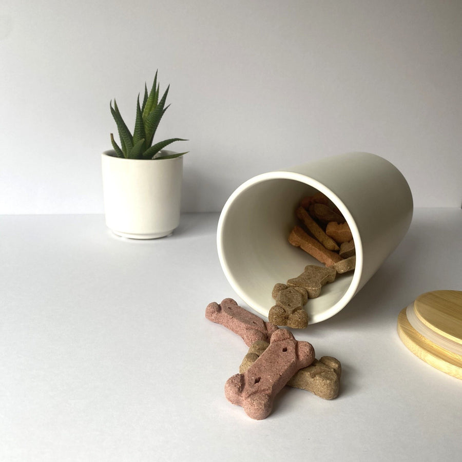 Personalized Dog Treat Jar | Custom Breed & Name, Dog Ears Snack Holder