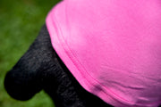 Plain Pink Pet T-Shirt for DIY - Customizable Dog Shirt for Personalization