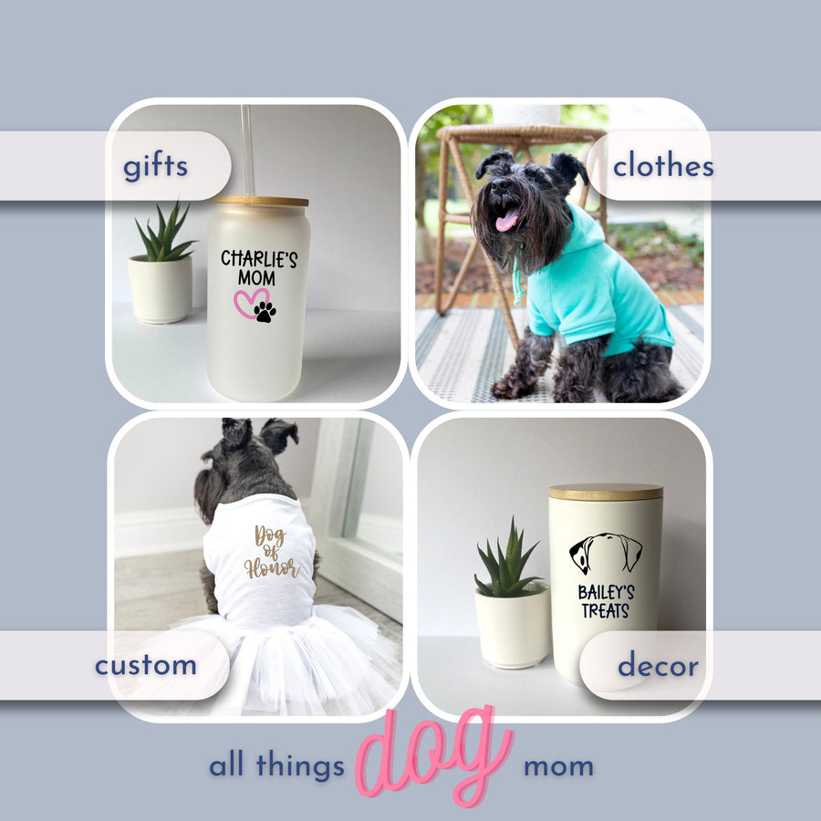 Custom Dog Sweatshirt for Pet Shirt in Teal