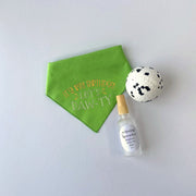 Birthday Gift Box for Pet Party - Dog Bandana, Dog Fragrance Spray, Toy Ball