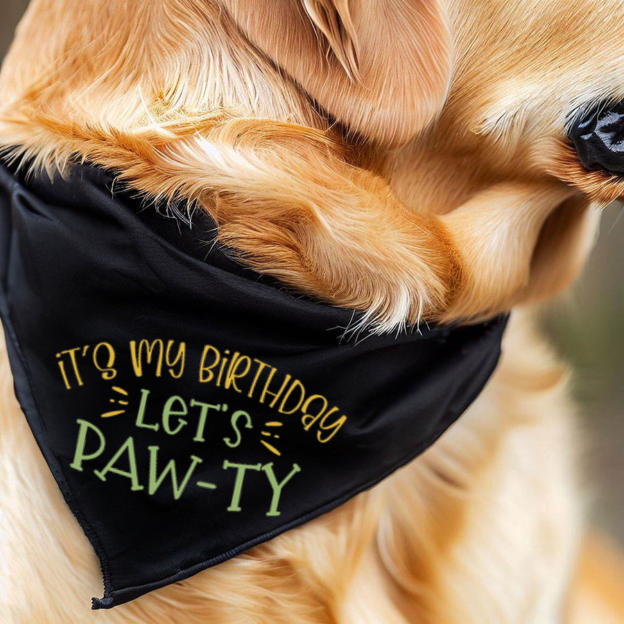 Birthday Dog Bandana for Pet Party