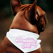 Birthday Bandana for Girl Dog