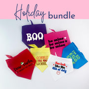 Holiday Dog Bandana Bundle