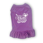 New Puppy Announcement – Purple Little Sister Dog Dress Under $25