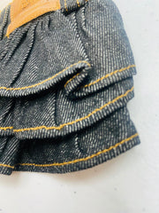 Denim Dress for Small Dog with Sunflower | Cute Pet Outfit for Summer