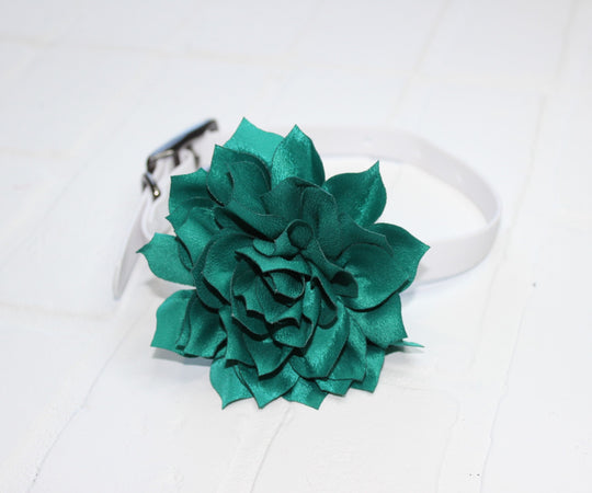Dog Bow Flower for Collar | Large Lotus Flower Clip-On Accessory