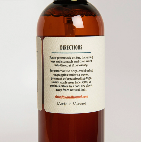 Flea and Tick Spray for Dogs | Natural Protection for Your Pet