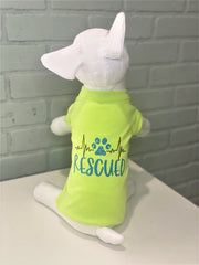 Rescued Dog Sleeveless Shirt for Adoption