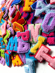 Iron On Varsity Letter Patches | Chenille & Felt for DIY Projects