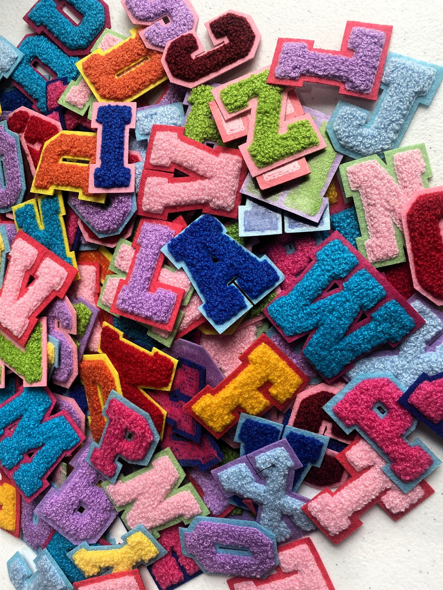 Iron On Varsity Letter Patches | Chenille & Felt for DIY Projects