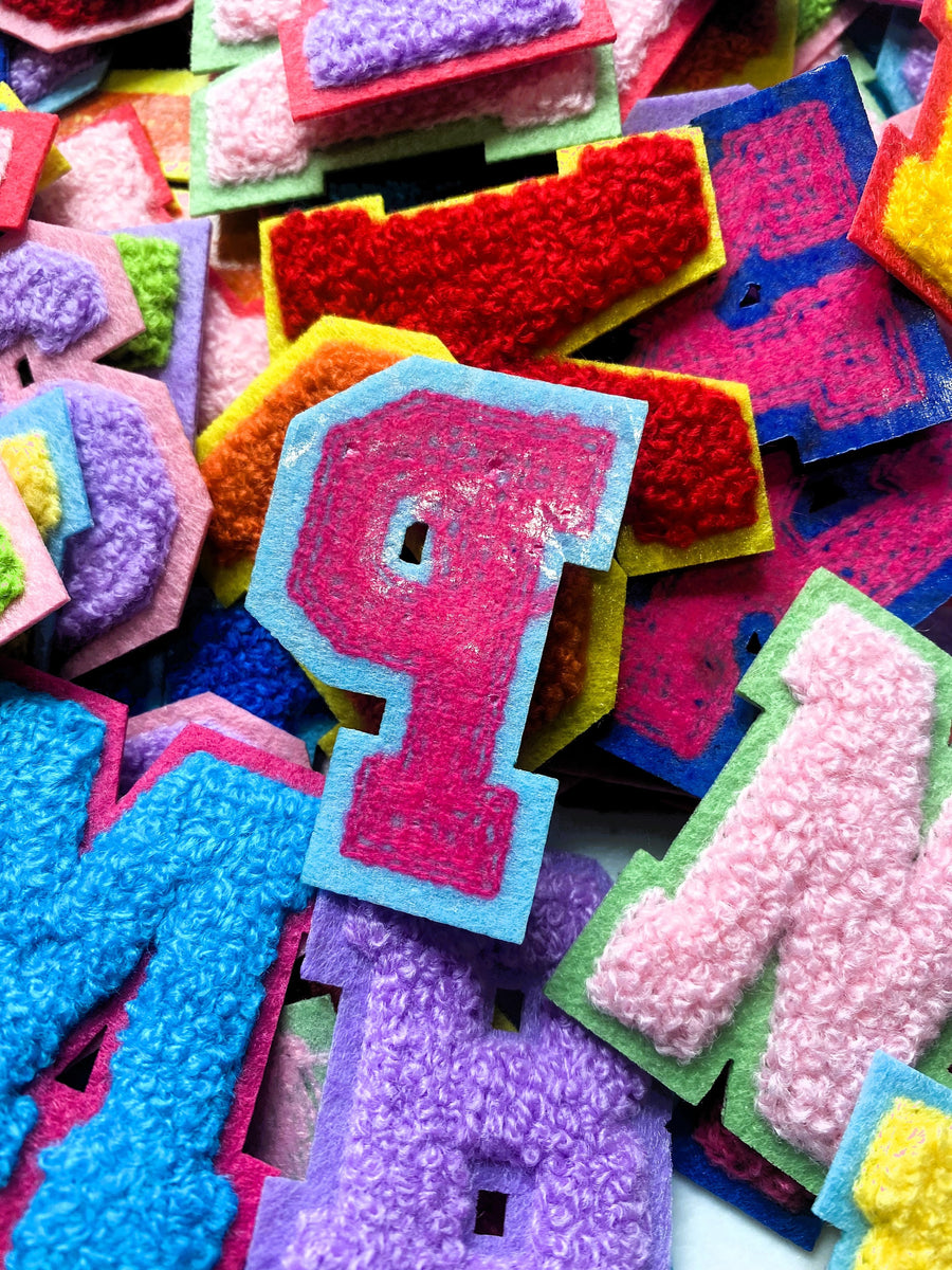 Iron On Varsity Letter Patches | Chenille & Felt for DIY Projects