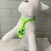 Short Necktie for Dog - St. Patrick's Day Green Accessory for Pets