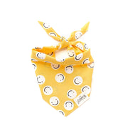 Yellow Dog Bandana - Smiley - FINAL SALE